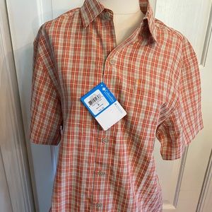 Mens Columbia short sleeve shirt size Medium NWT!